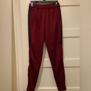Adidas men’s joggers. Crimson/Maroon size S